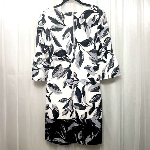 Alfani NWT Sz 6 Luxe Jungle Botanical Print Dress - Picture 4 of 12